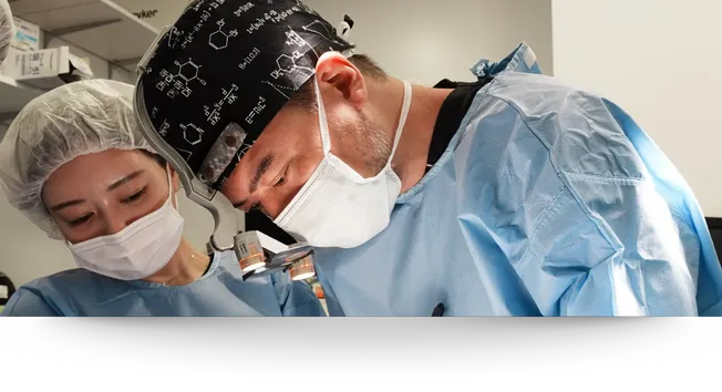 手術中の写真